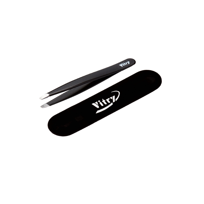 Vitry Turquoise Professional Tweezer Slant Ends