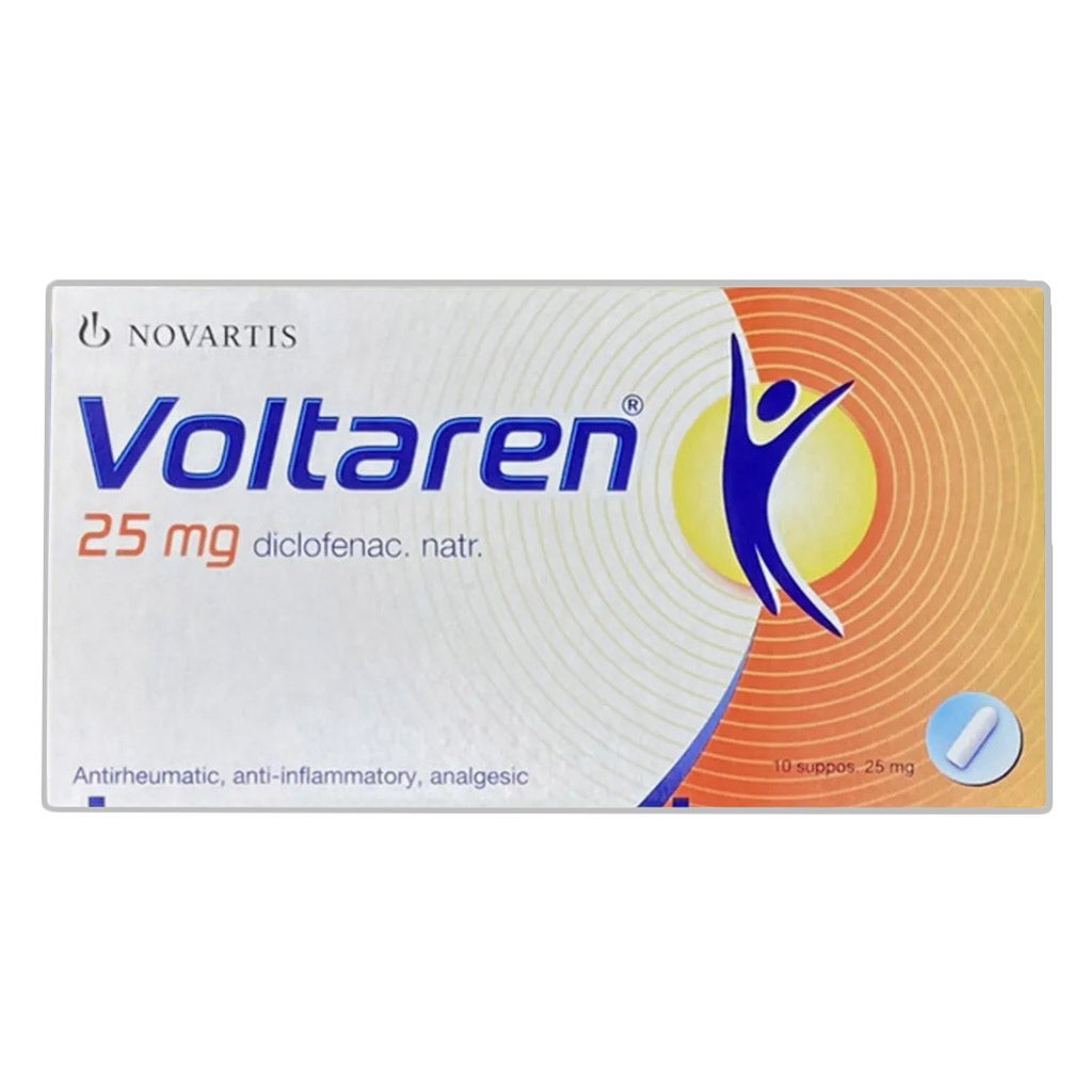 Voltaren 25mg Suppositories 10s (5's Blister X 2)
