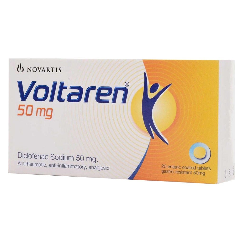 Voltaren 50mg Tablet 20s