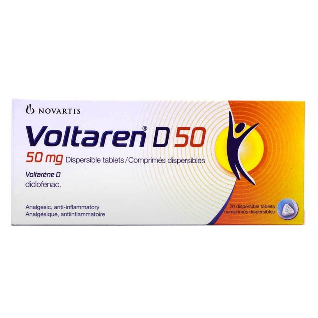Voltaren D 50mg Dispersible Tab 20s (10s Blister X 2)