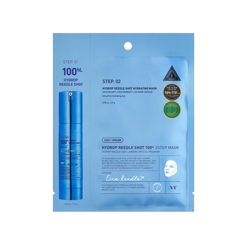 VT Cosmetics Hydrop 100hL 2 Step Mask Sheet 20g