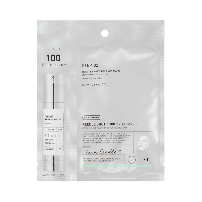 VT Cosmetics Reedle Shot 100 2 Step Mask Sheet 25g