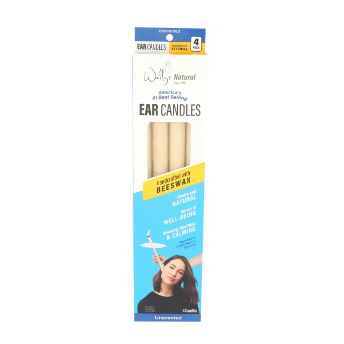 Wally's Natural Beeswax Candles 4's