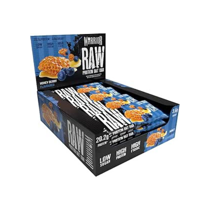 Warrior Raw Protein Flapjack Honey Berry 12 Count