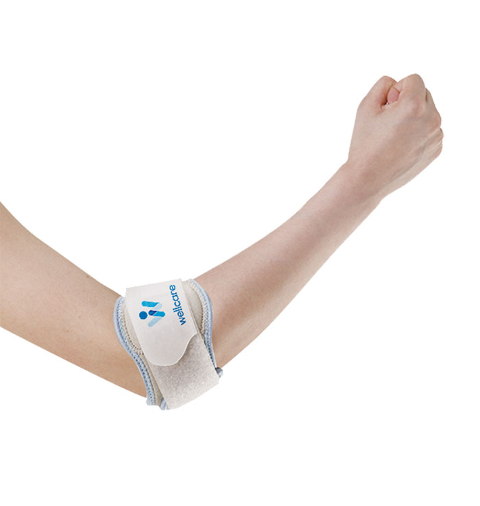 Wellcare Elbow Silicone Strap With Pad Small