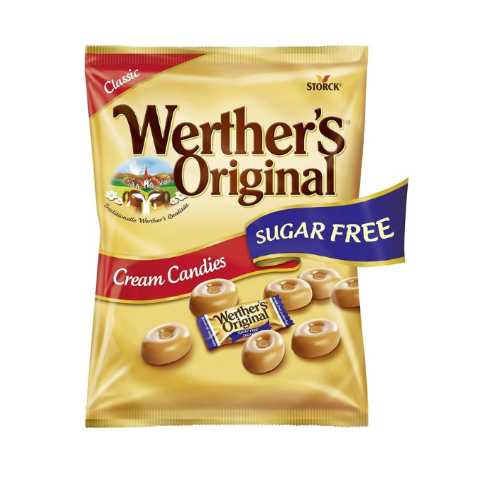 Werthers Original Cream Candy Sugar Free 70g