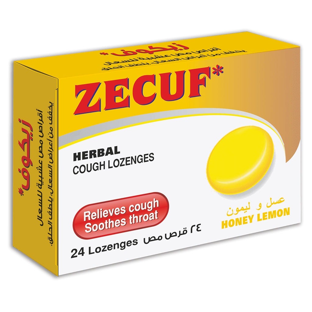 Zecuf Lozenges Herbal Honey Lemon 24s