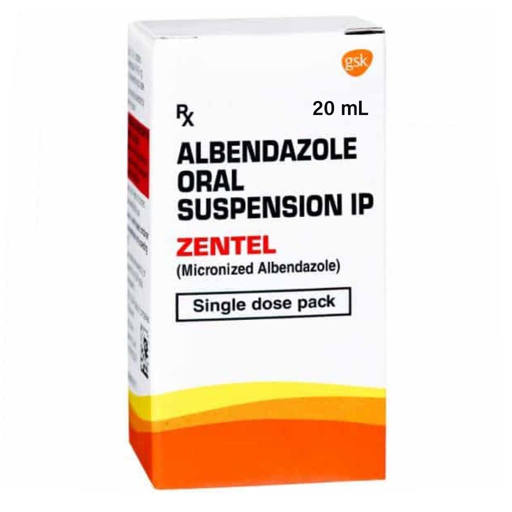 زنتل 100mg/5ml معلق 20 مل زجاجة