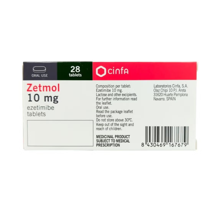 Zetmol 10MG Tab 28s