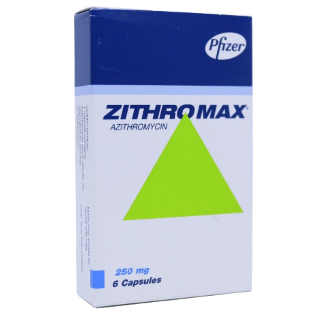 Zithromax 250mg Cap (Hard Gelatin) 6s Blister