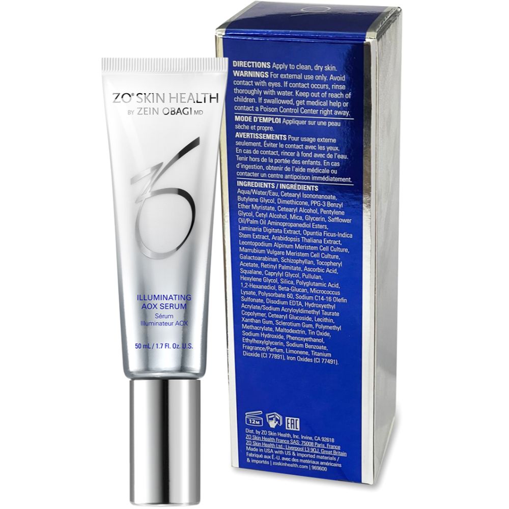 ZO Skin Health AOX Illuminating Serum, Antioxidant Protection and Radiance Boosting Skincare Formula - 50ml