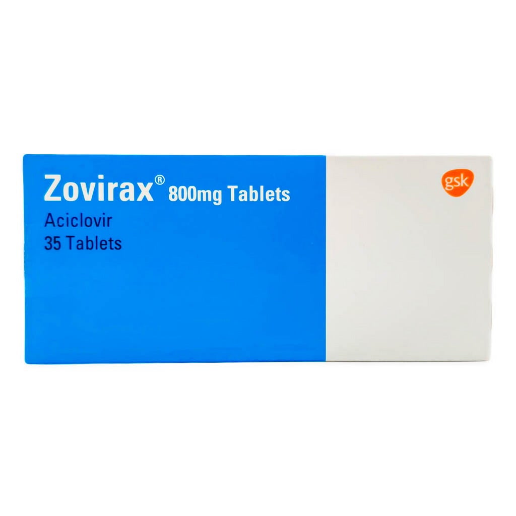ZOVIRAX 800MG TAB 35S (5S BLISTER X 7)