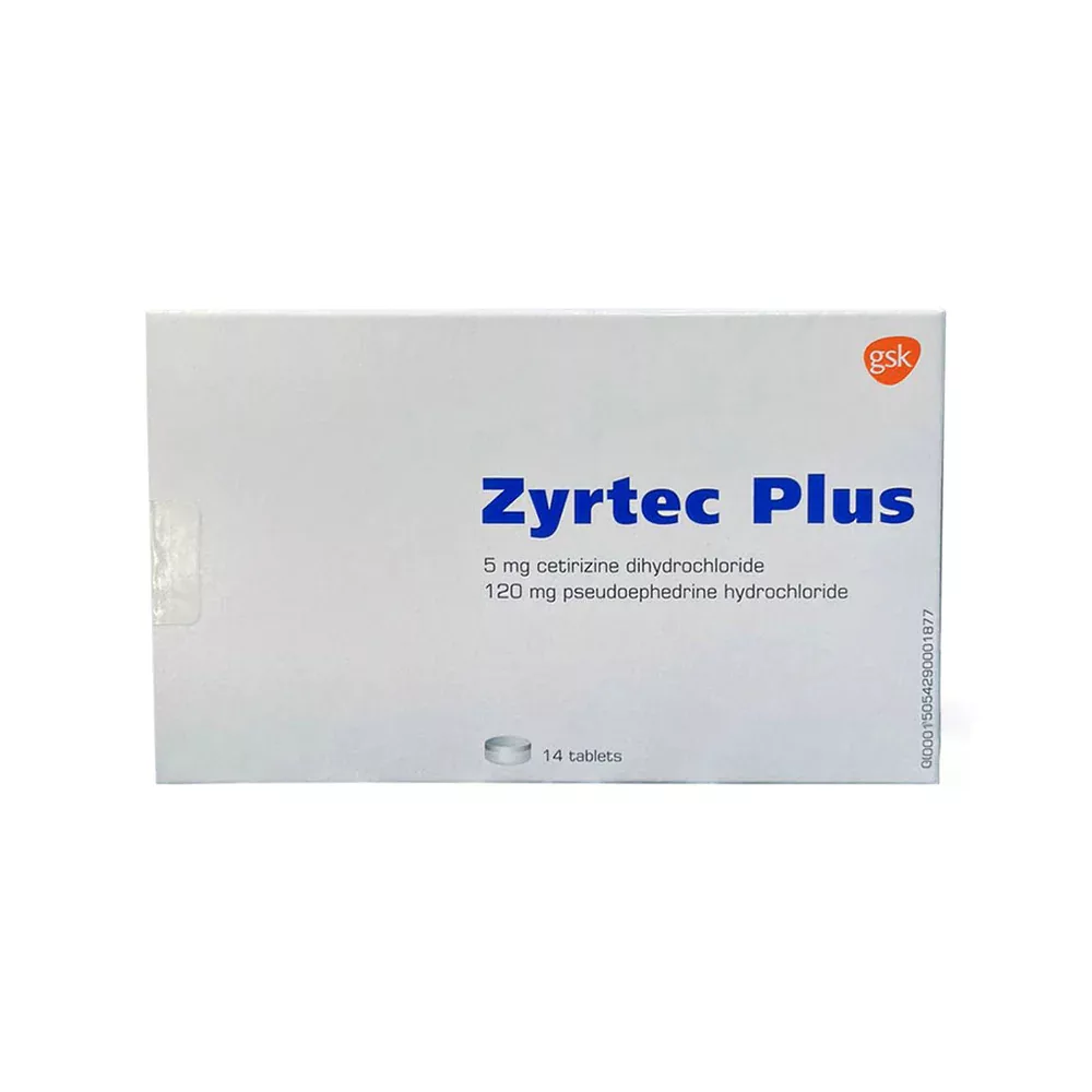 Zyrtec Plus Tablets 14s